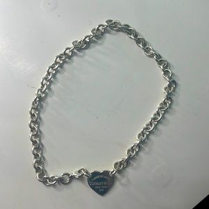 return to tiffany heart tag choker necklace